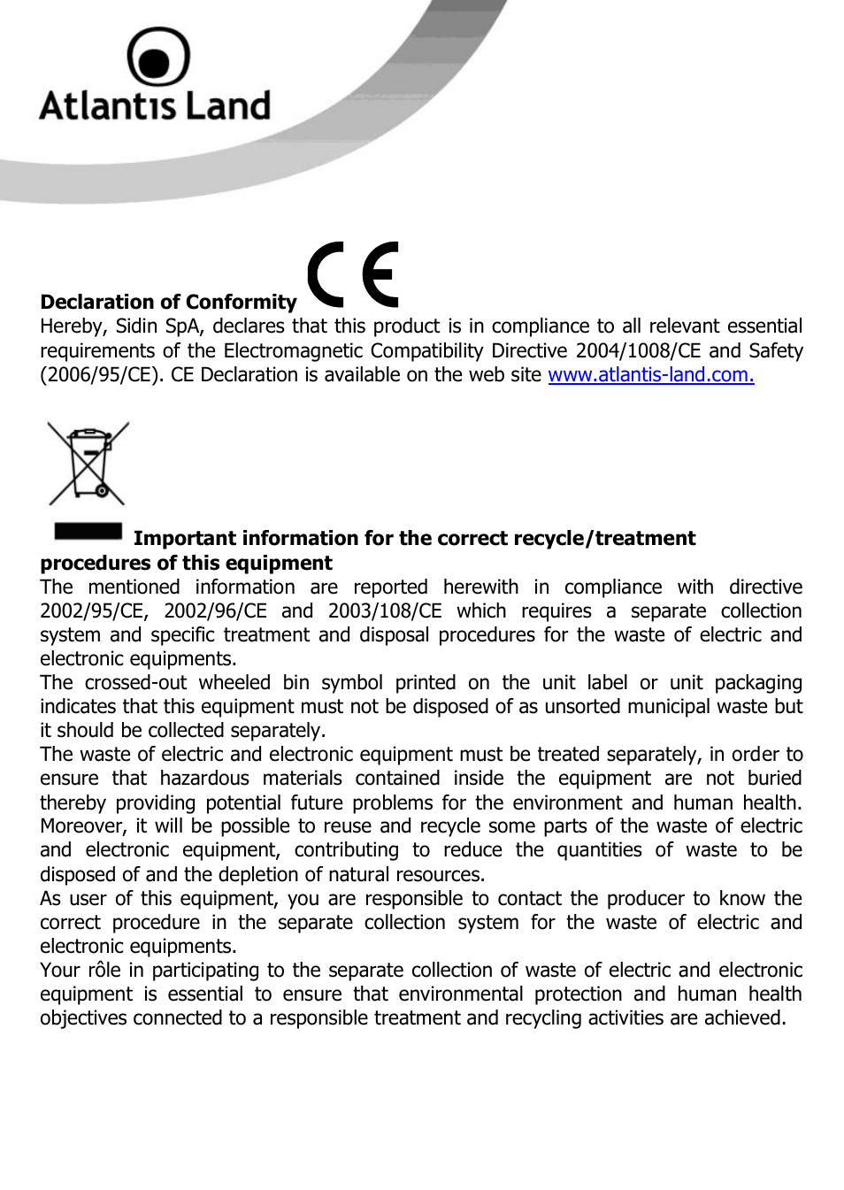 Atlantis Land NET POWER 302AV User Manual | Page 6 / 35