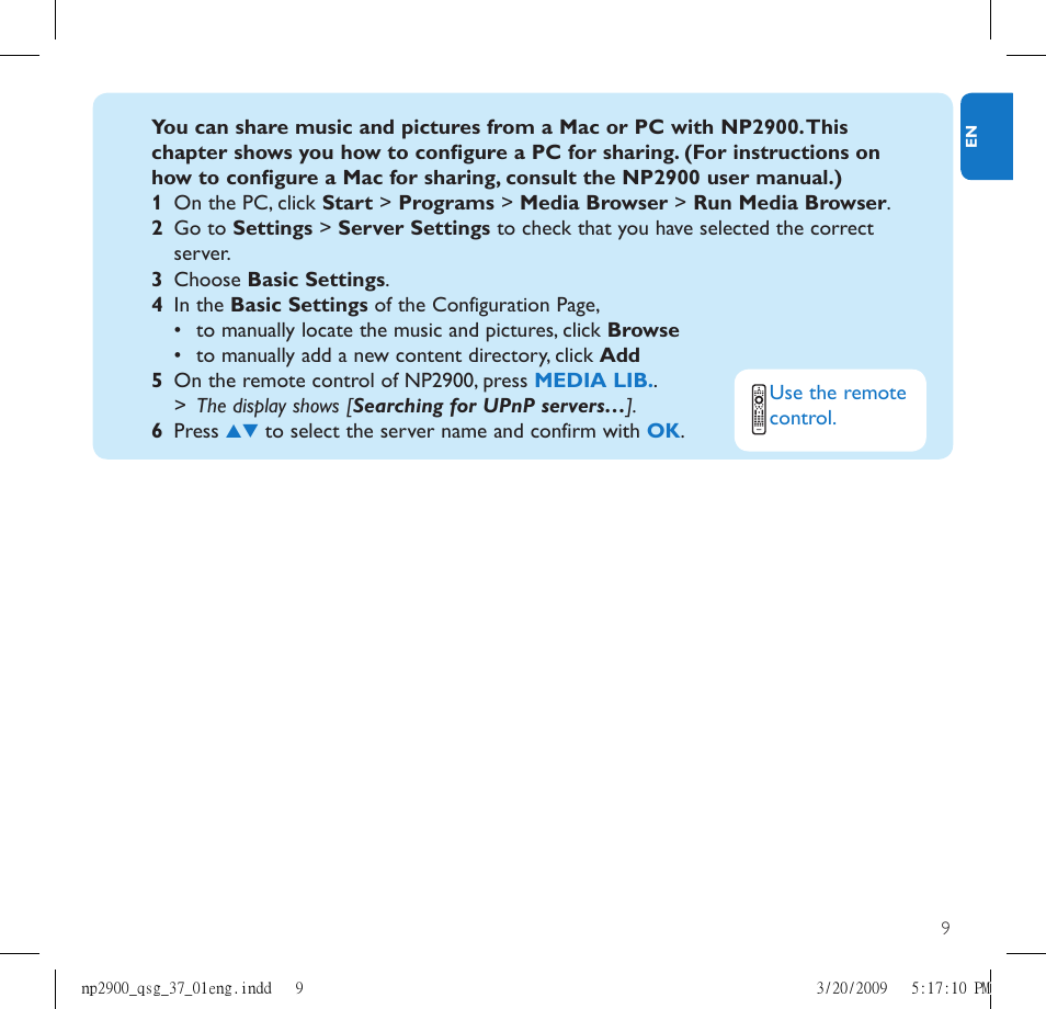 Philips NP2900-37B User Manual | Page 11 / 21