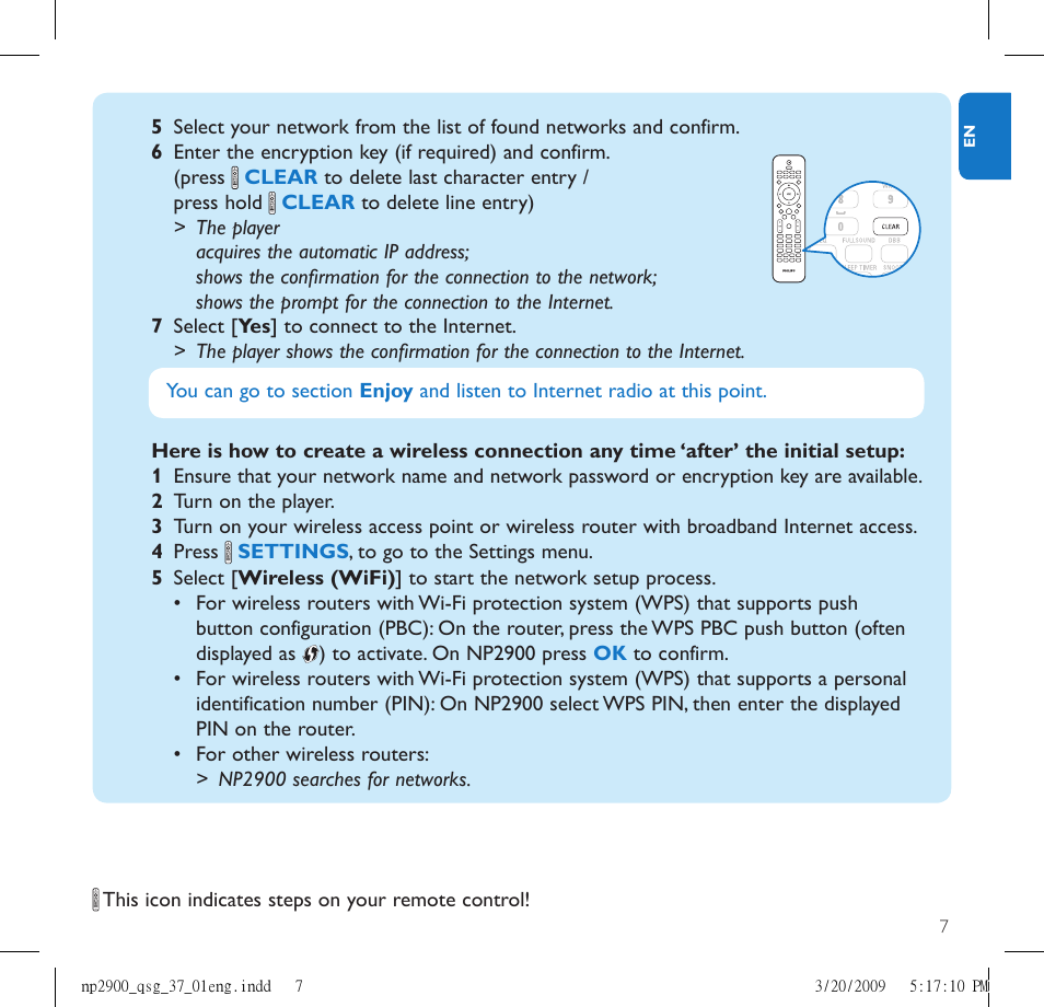 Philips NP2900-37B User Manual | Page 9 / 21