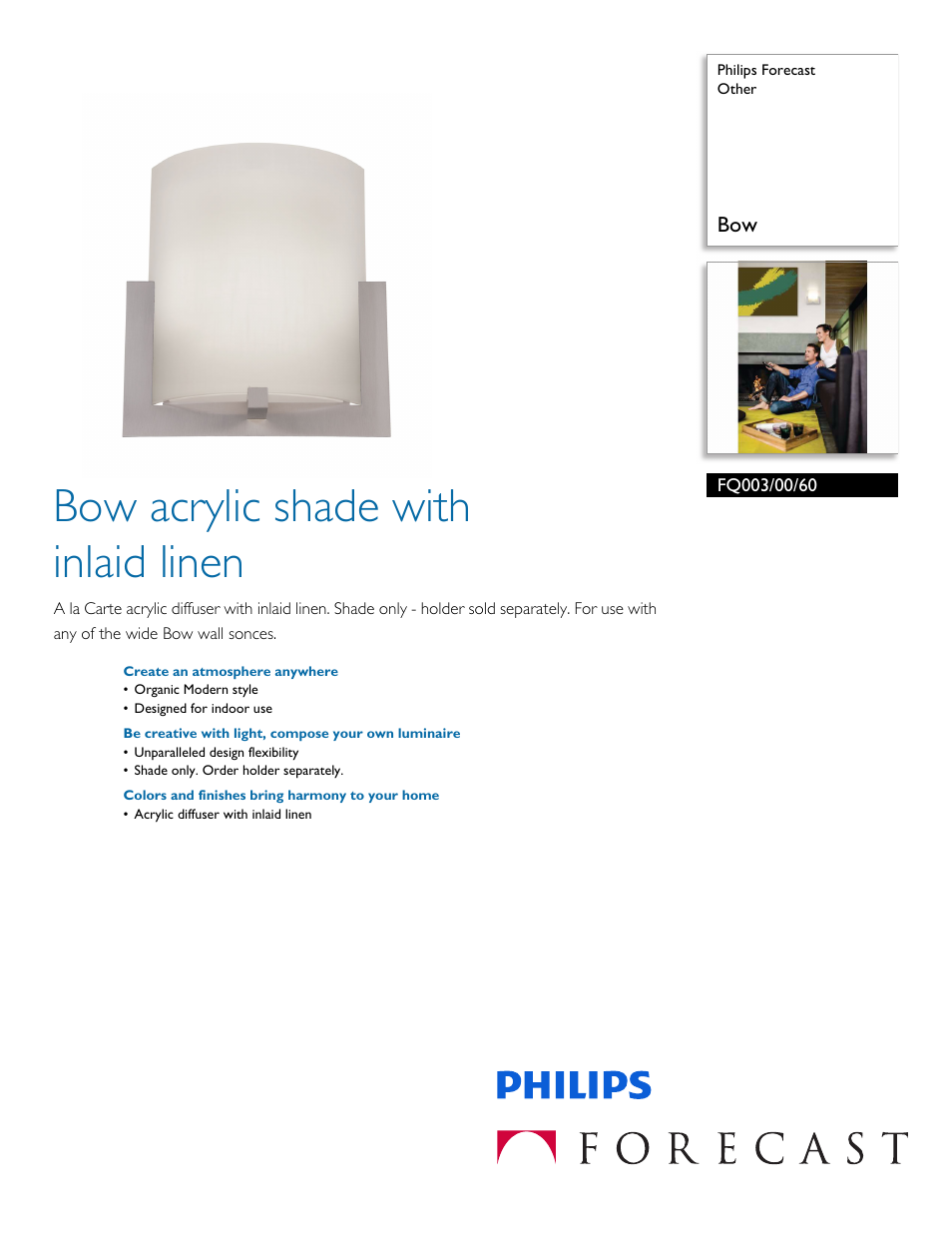 Philips FQ0030060 User Manual | 2 pages