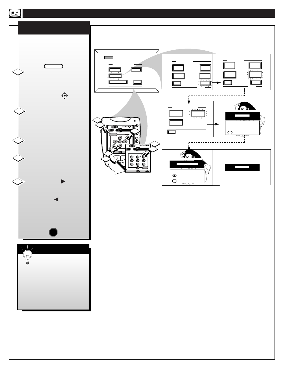 Ntsc/a, Nalog, Eature | Ontrols, Parental control channel blocking | Philips 64PH9905 User Manual | Page 20 / 60