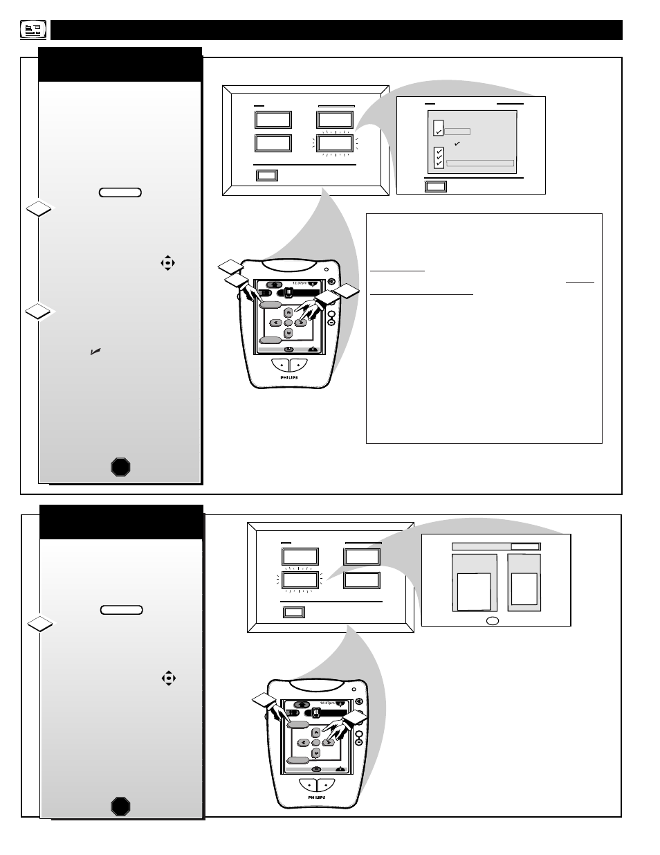 Ntsc/a, Nalog, Eature | Ontrols | Philips 64PH9905 User Manual | Page 24 / 60