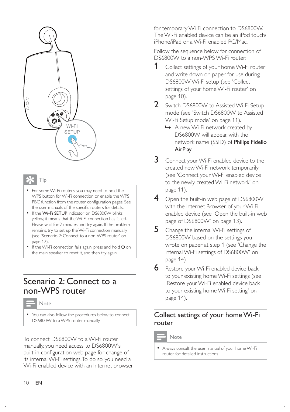 Philips DS6800W-37 User Manual | Page 11 / 26