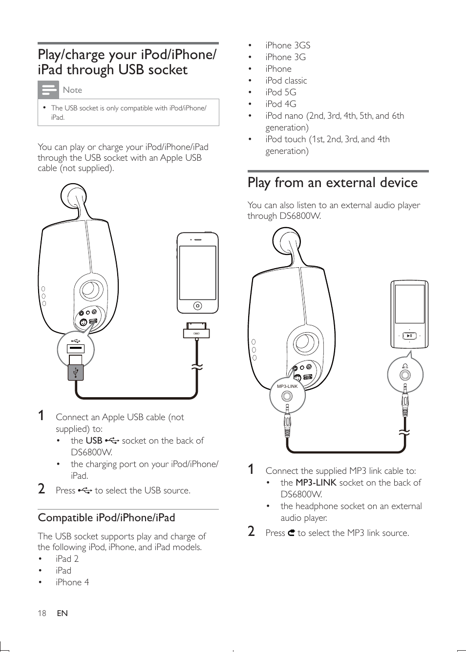 Philips DS6800W-37 User Manual | Page 19 / 26