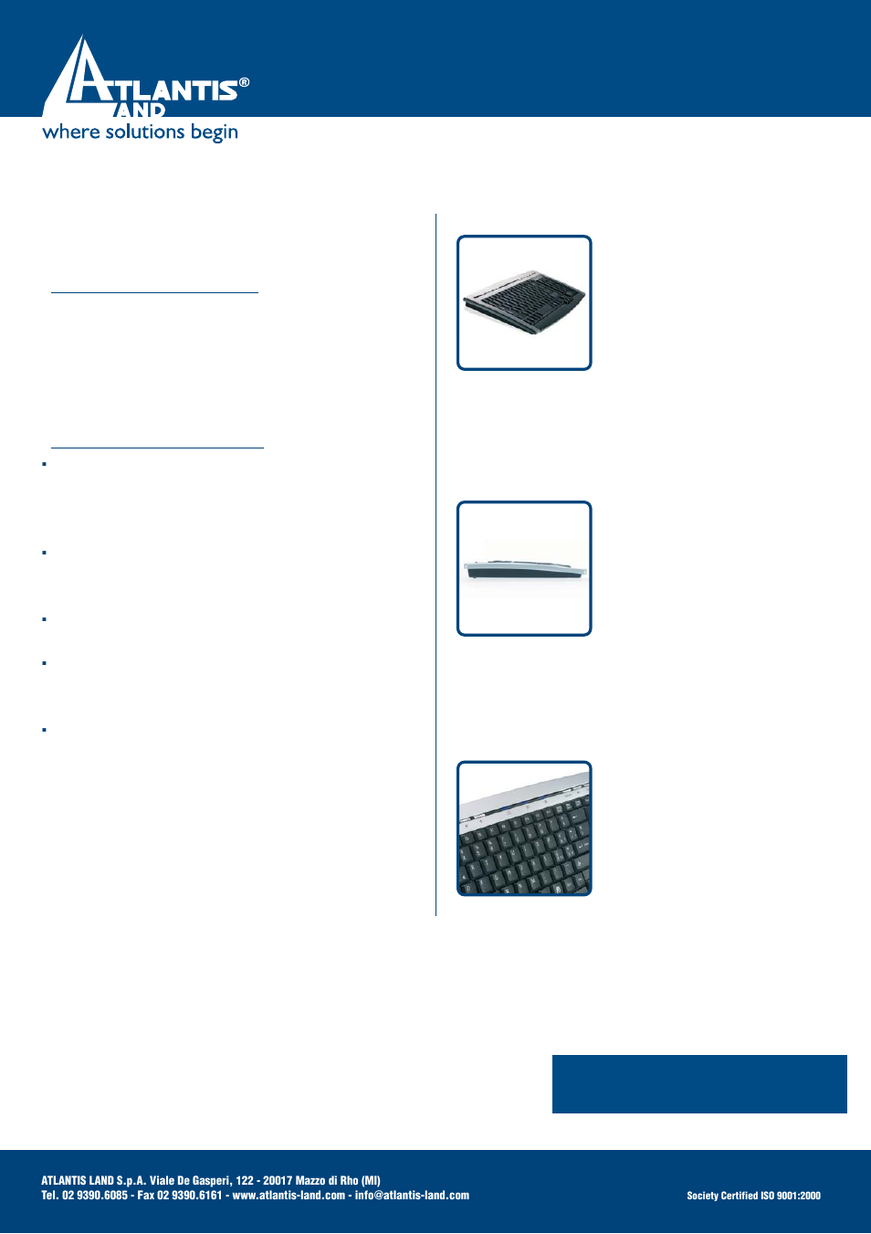 Atlantis Land XClass Keyboard A04-K302AC User Manual | Page 2 / 2