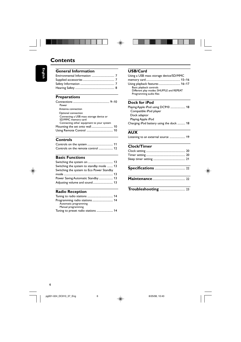 Philips DC910W-37 User Manual | Page 6 / 25
