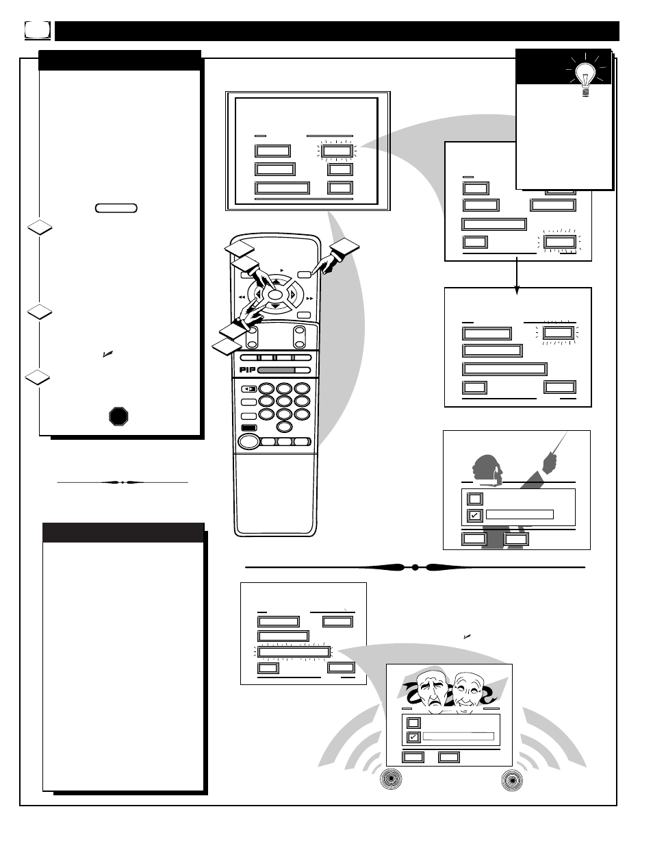 Ound, Ontrols, Continued | Stereo, Mart | Philips 8P6054C199 User Manual | Page 24 / 52