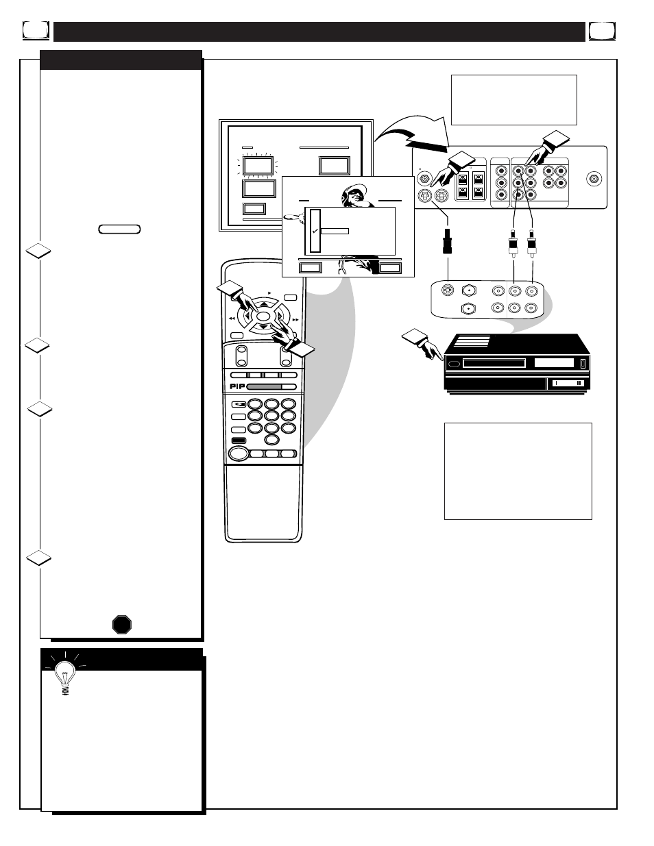 Sing the, Udio, Ideo | Nput, Acks, Continued, Mart | Philips 8P6054C199 User Manual | Page 30 / 52