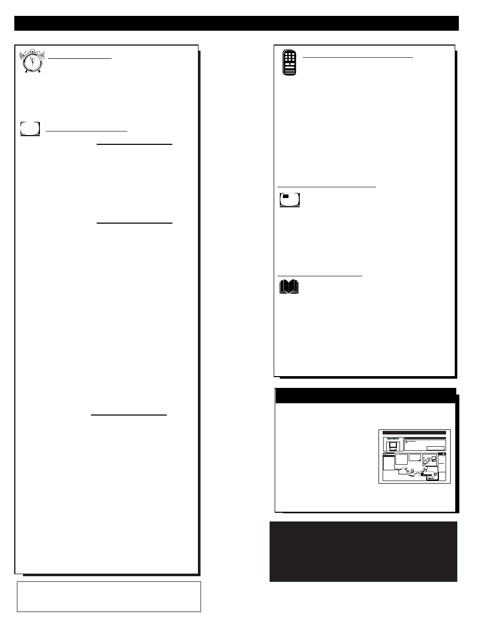 Able of, Ontents, Getting started | On-screen features, Remote control operation, Picture-in-picture (pip), General information | Philips 8P6054C199 User Manual | Page 4 / 52