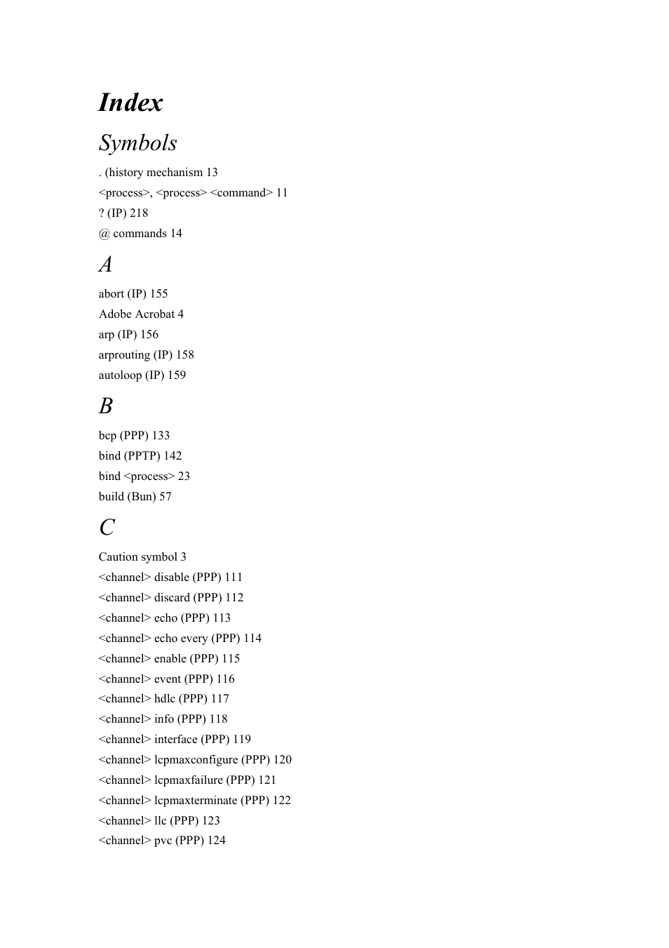 Index, Symbols | Atlantis Land I-Storm A02-RA(Atmos)_ME01 User Manual | Page 106 / 112