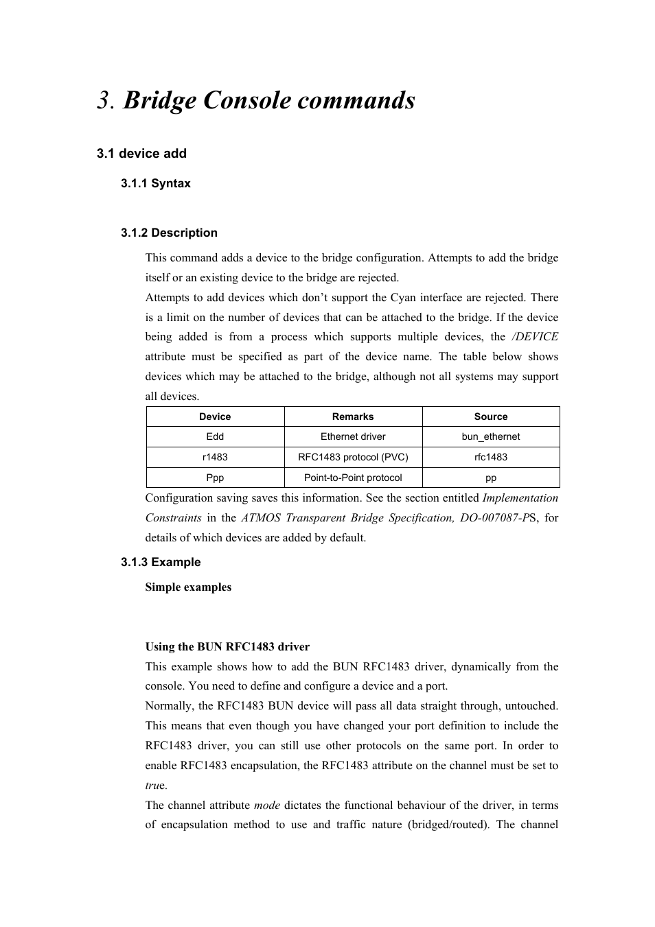 Bridge console commands | Atlantis Land I-Storm A02-RA(Atmos)_ME01 User Manual | Page 20 / 112