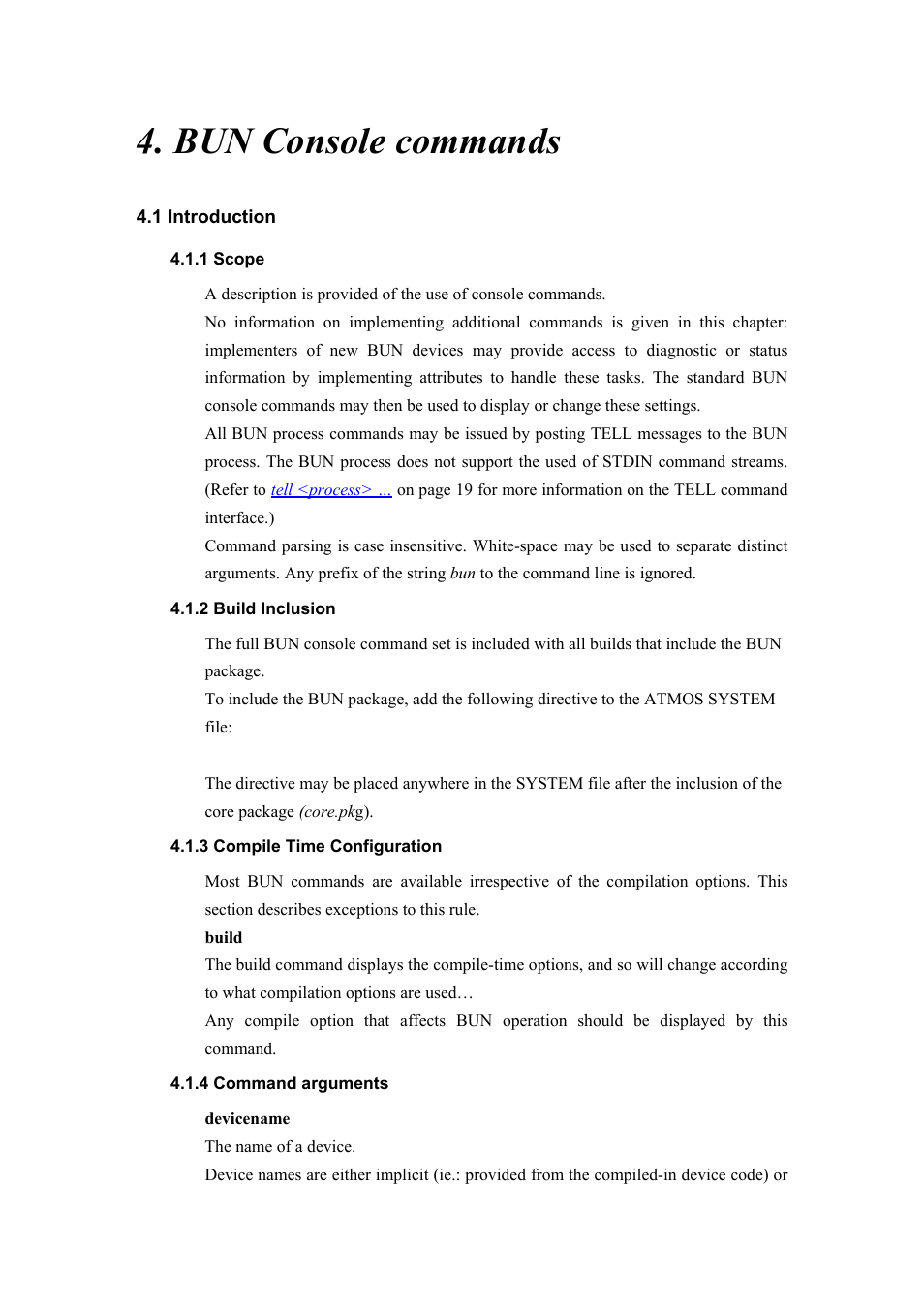 Bun console commands | Atlantis Land I-Storm A02-RA(Atmos)_ME01 User Manual | Page 27 / 112