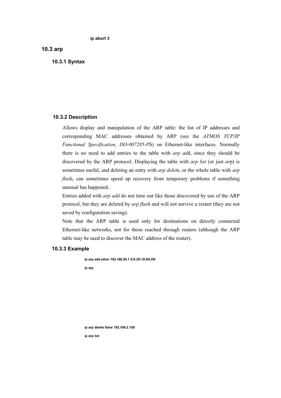 3 arp, 1 syntax | Atlantis Land I-Storm A02-RA(Atmos)_ME01 User Manual | Page 73 / 112