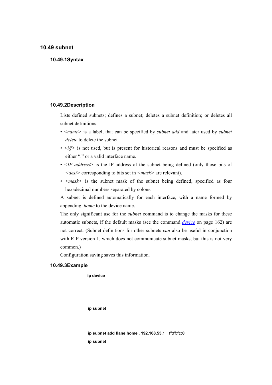 49 subnet | Atlantis Land I-Storm A02-RA(Atmos)_ME01 User Manual | Page 99 / 112