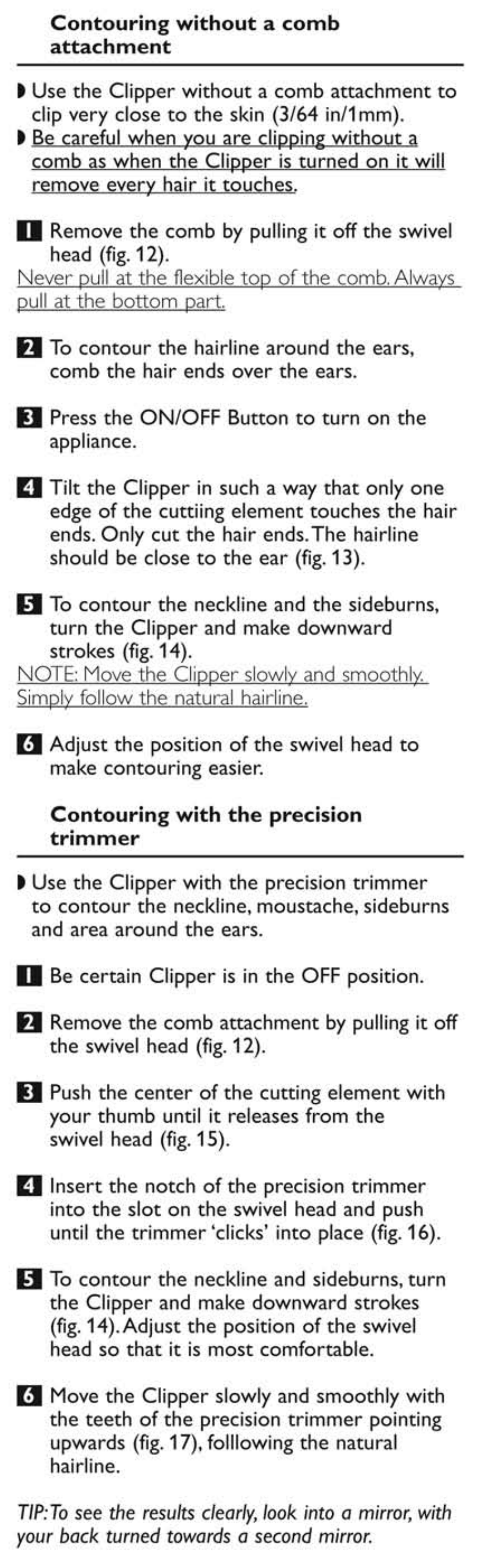 Philips QC5530-15 User Manual | Page 8 / 11