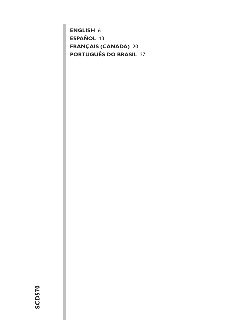 Table of content | Philips AVENT Audio Monitors DECT Baby Monitor SCD570-10 Advanced monitoring Vibration alert User Manual | Page 5 / 40