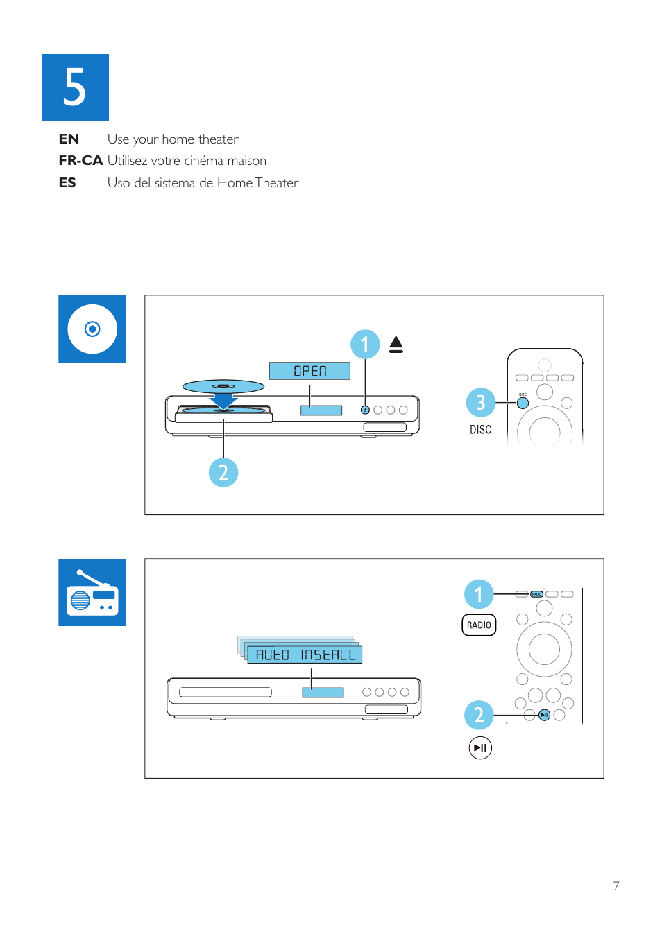 Philips HTD3514-F7 User Manual | Page 7 / 10