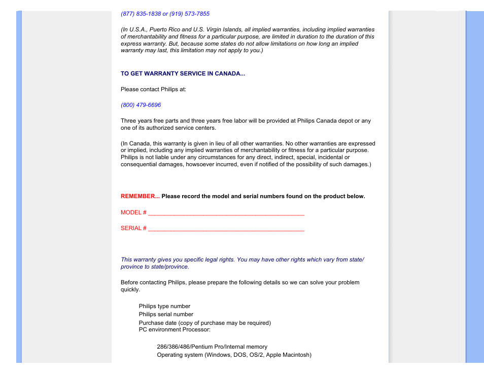 Philips 240BW9CB-27 User Manual | Page 108 / 121