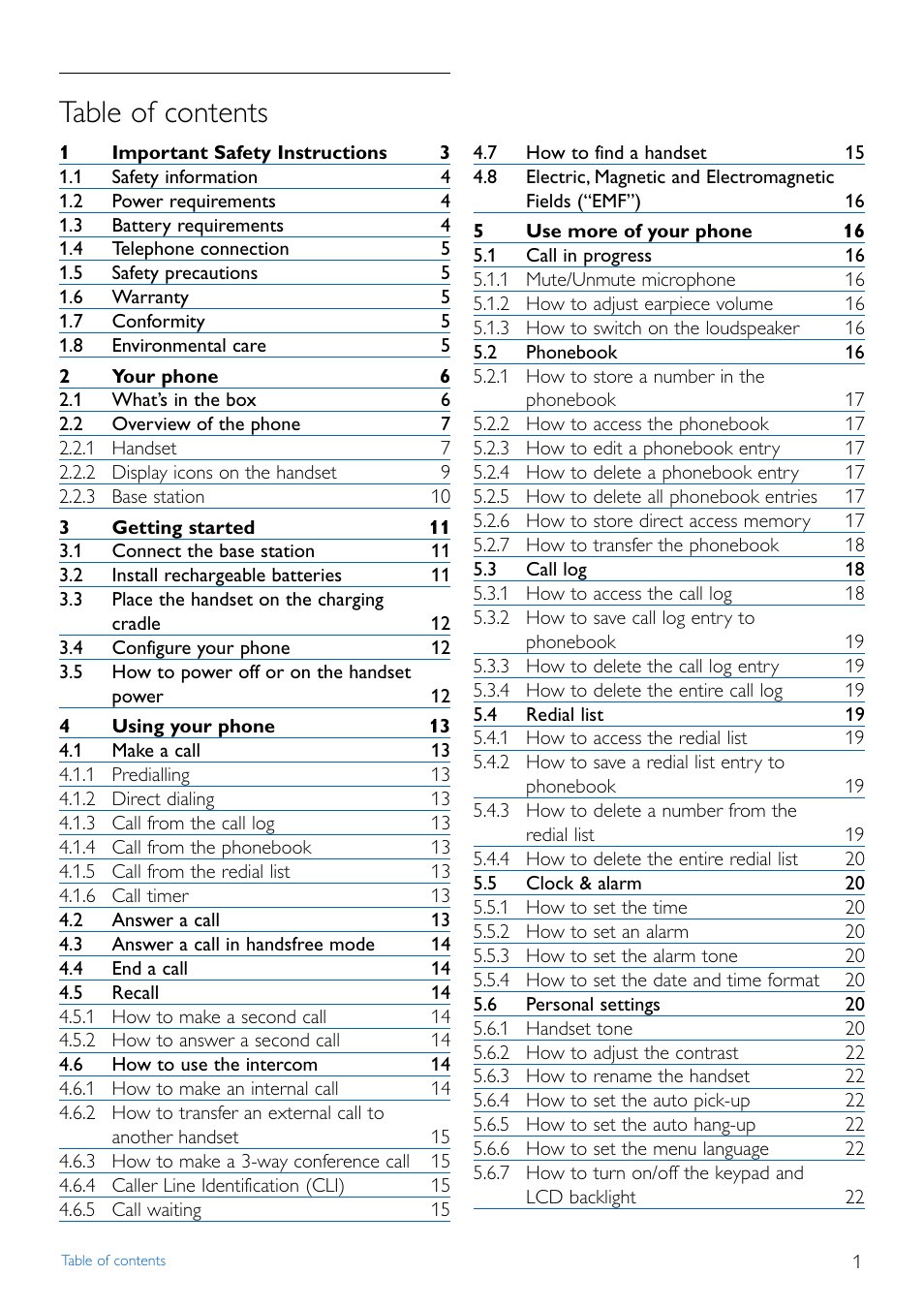 Philips TD4454Q-37 User Manual | Page 3 / 46