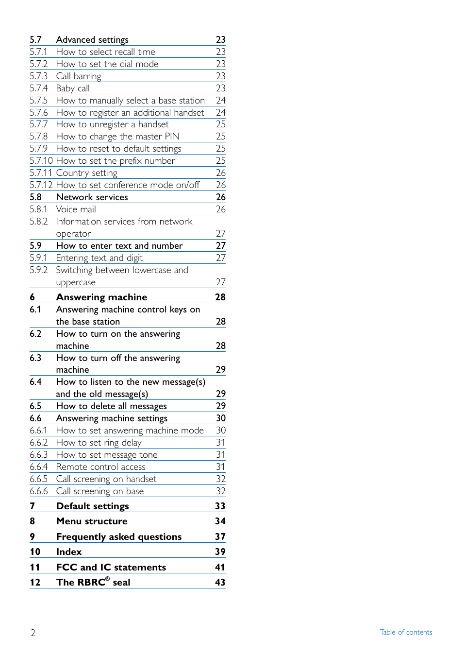 Philips TD4454Q-37 User Manual | Page 4 / 46