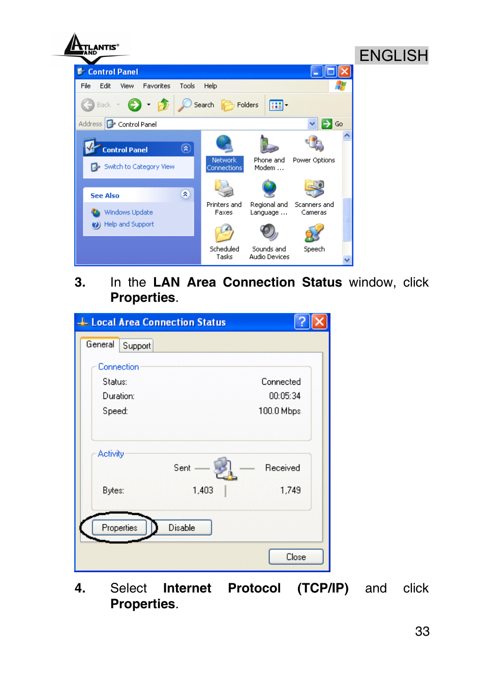 English | Atlantis Land WebShare A02-RA243-W54M User Manual | Page 32 / 85