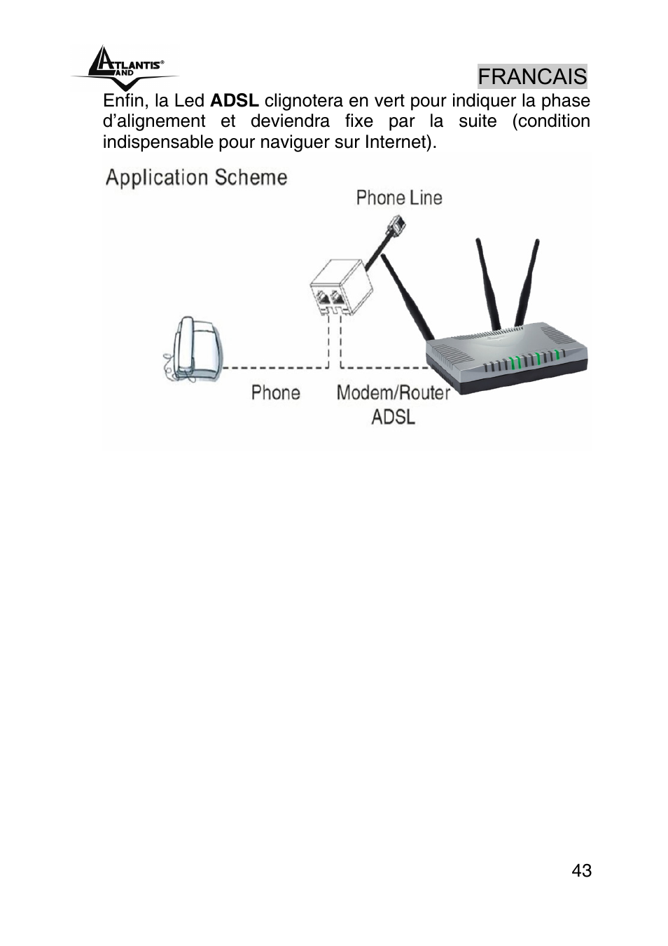 Francais | Atlantis Land WebShare A02-RA243-W54M User Manual | Page 42 / 85