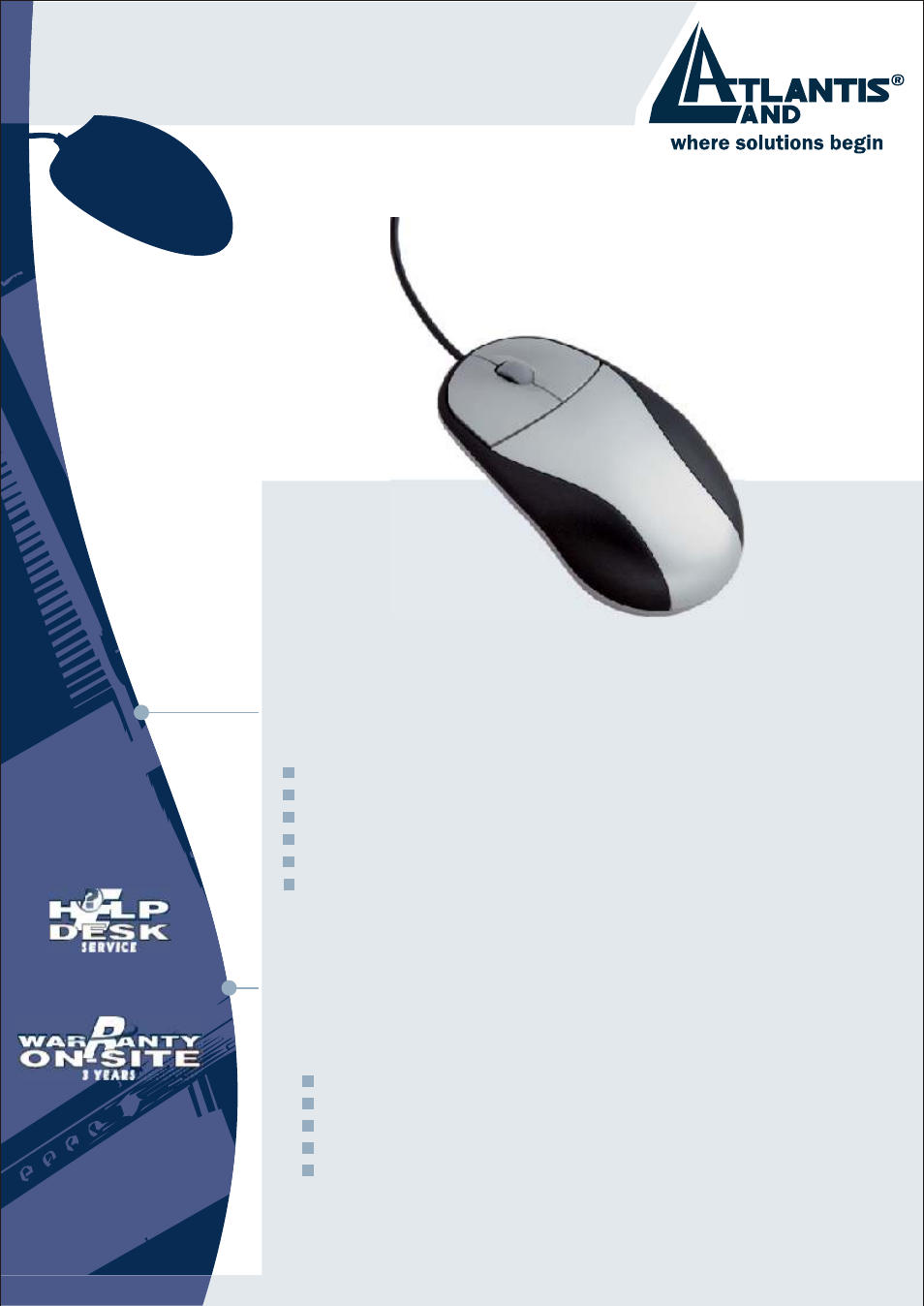 Atlantis Land A04-MO2301 User Manual | 2 pages