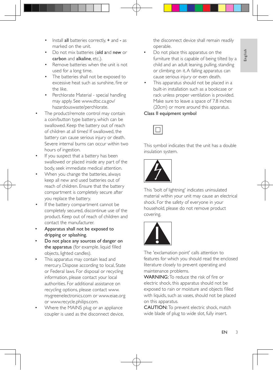 Philips Soundbar speaker HTL5110 Virtual surround Wireless subwoofer Opt Coax Aux in Audio in Bluetooth® User Manual | Page 4 / 17