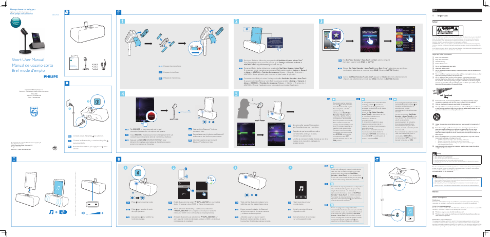 Philips AEA7100-17 User Manual | 2 pages