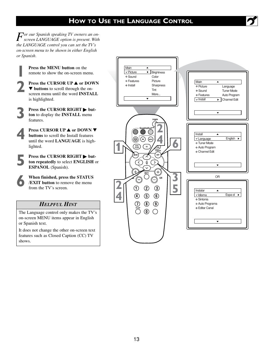 Philips 20PT643R-17 User Manual | Page 13 / 40