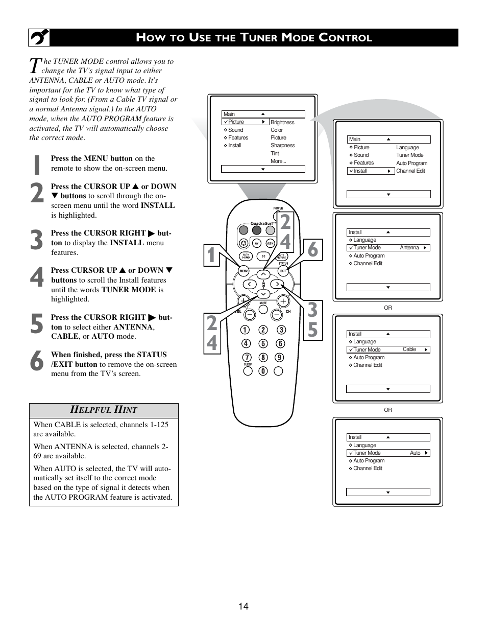 Philips 20PT643R-17 User Manual | Page 14 / 40