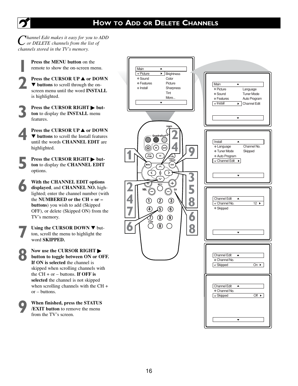 Philips 20PT643R-17 User Manual | Page 16 / 40