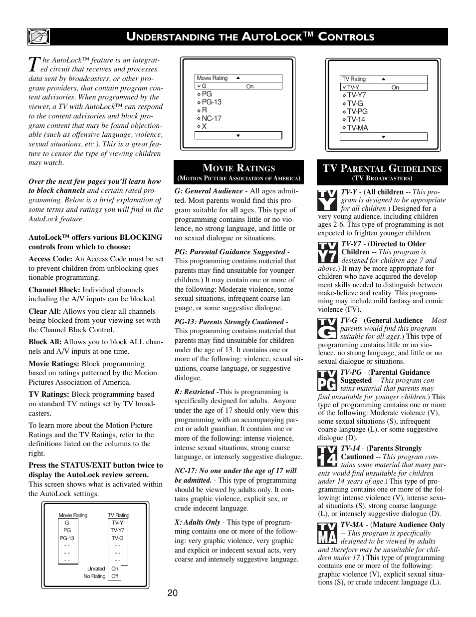 Tv p | Philips 20PT643R-17 User Manual | Page 20 / 40