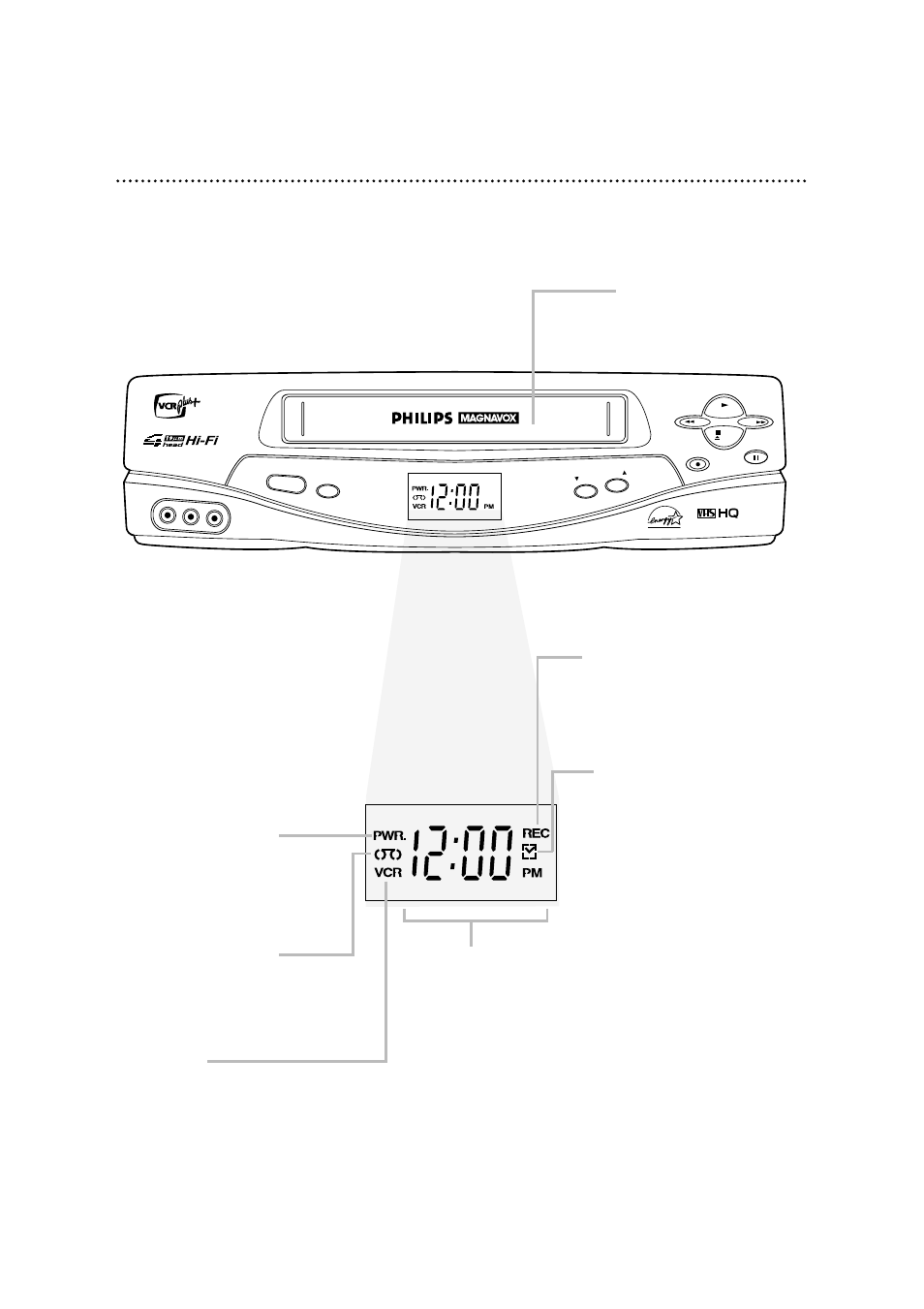 Vcr display panel 27 | Philips VRA631AT User Manual | Page 27 / 60