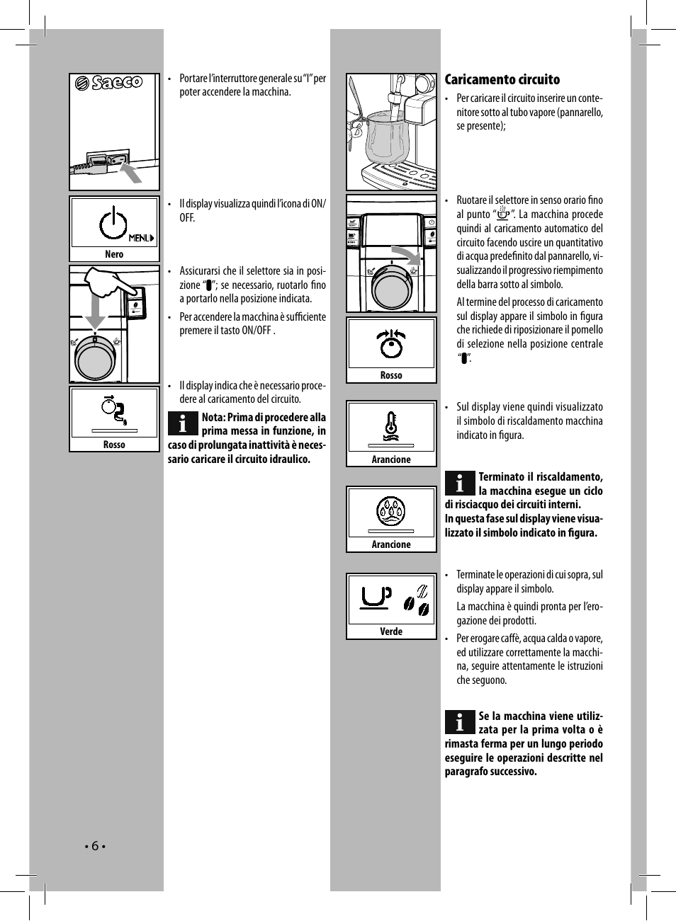 Caricamento circuito | Philips 10003066 User Manual | Page 6 / 96