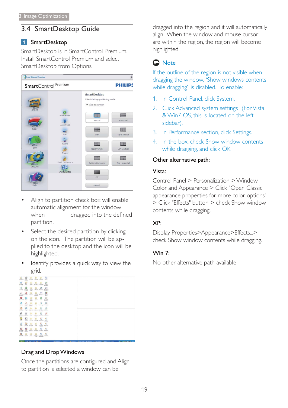 4 smartdesktop guide | Philips 220S4LSB-00 User Manual | Page 21 / 44
