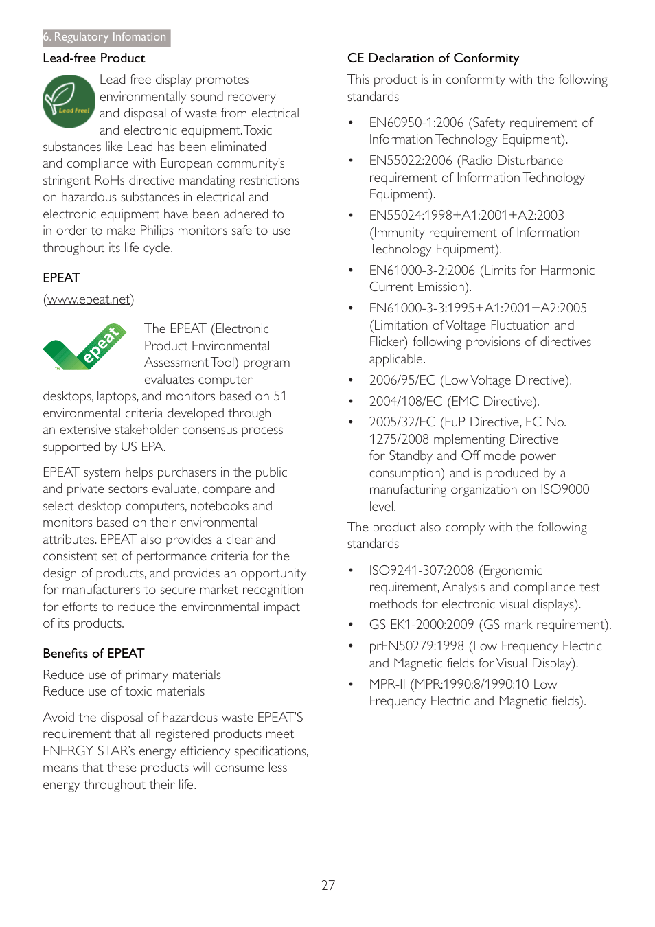 Philips 220S4LSB-00 User Manual | Page 29 / 44