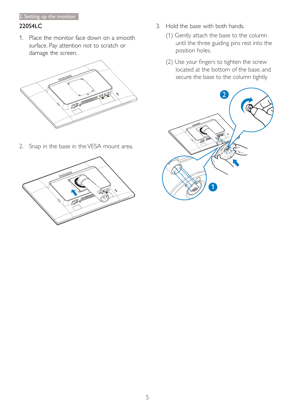 Philips 220S4LSB-00 User Manual | Page 7 / 44