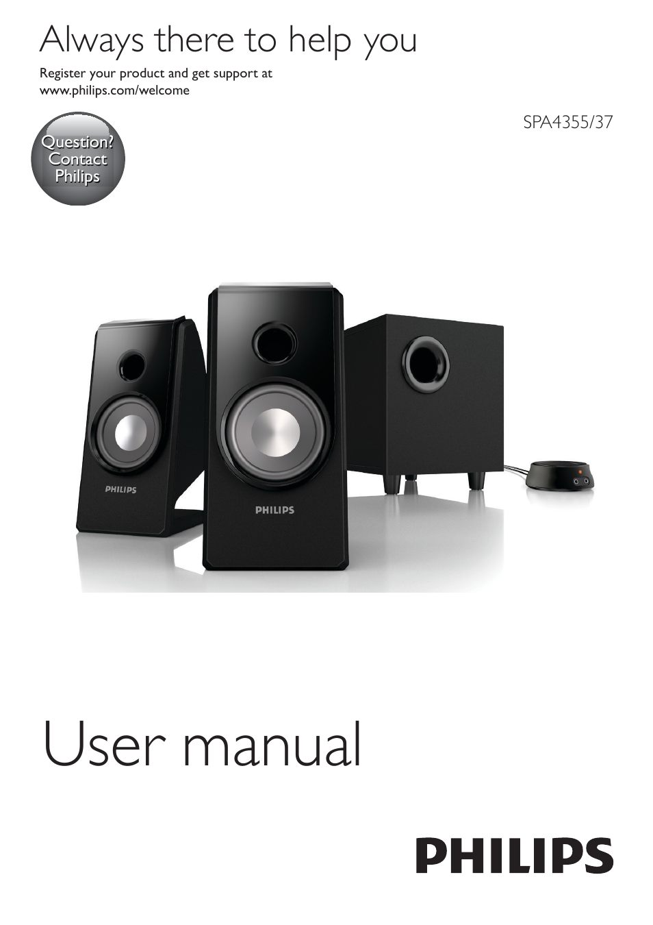Philips SPA4355-37 User Manual | 12 pages