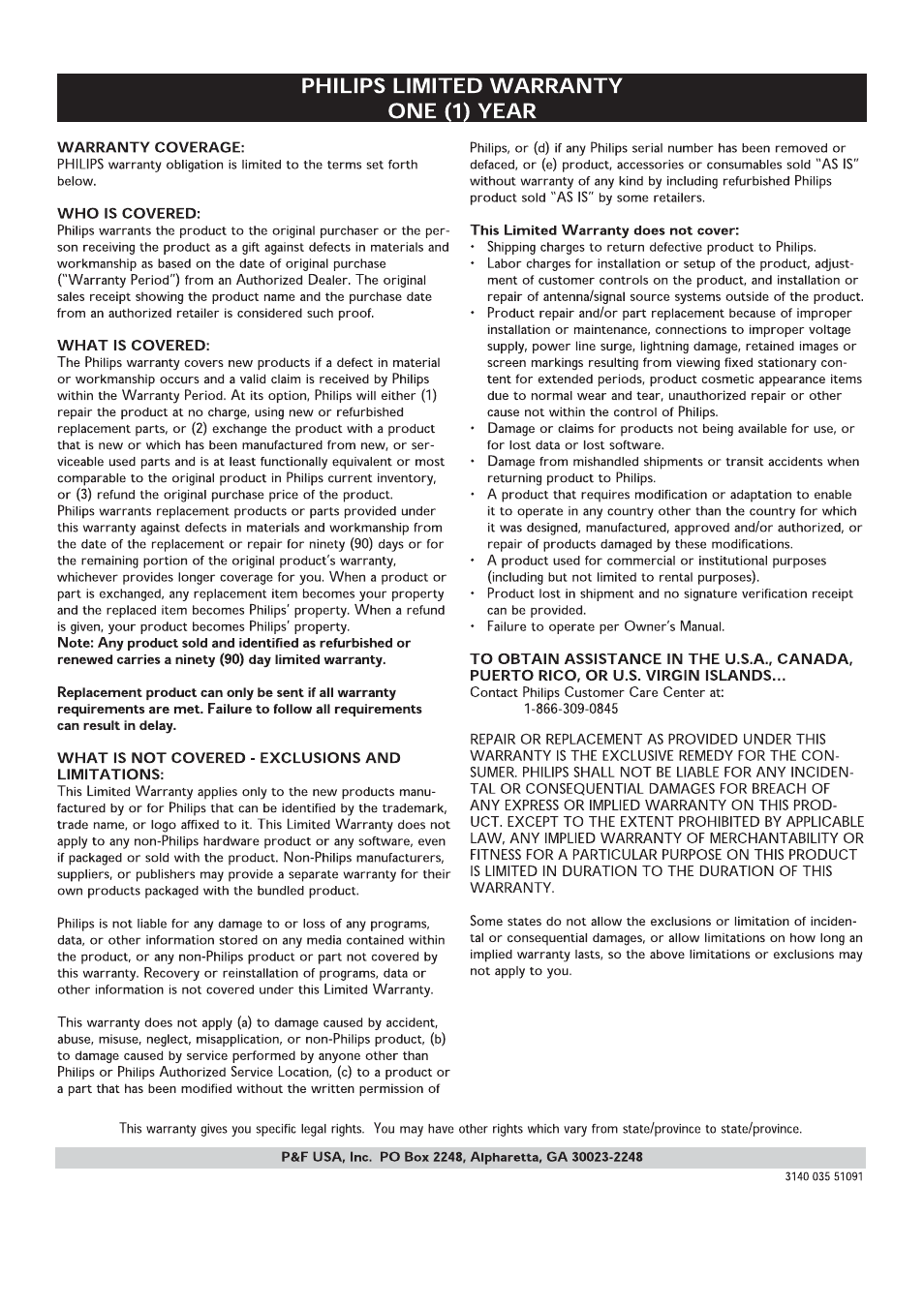 Philips SPA4355-37 User Manual | Page 11 / 12