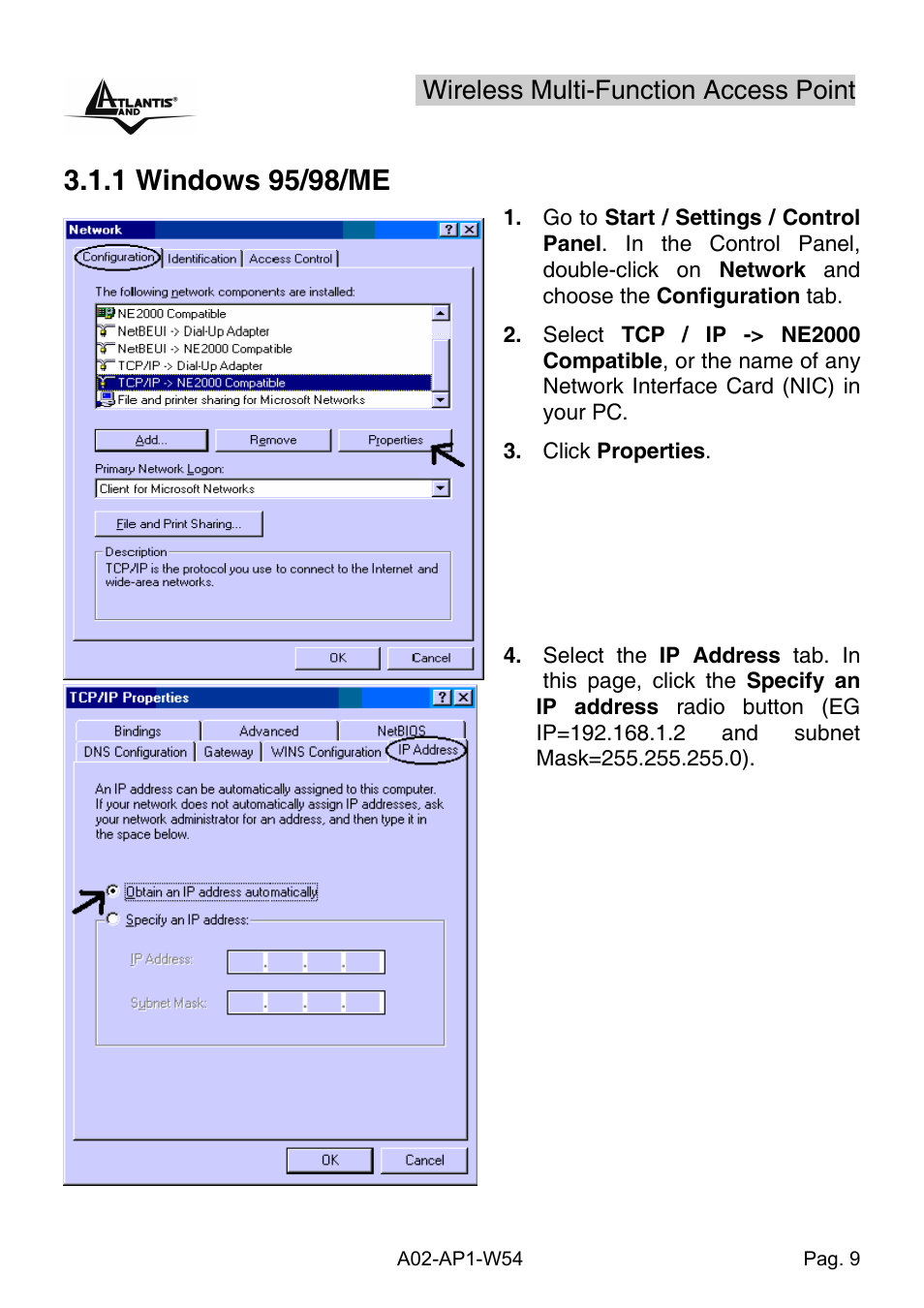 Wireless multi-function access point | Atlantis Land A02-AP1-W54 User Manual | Page 16 / 53