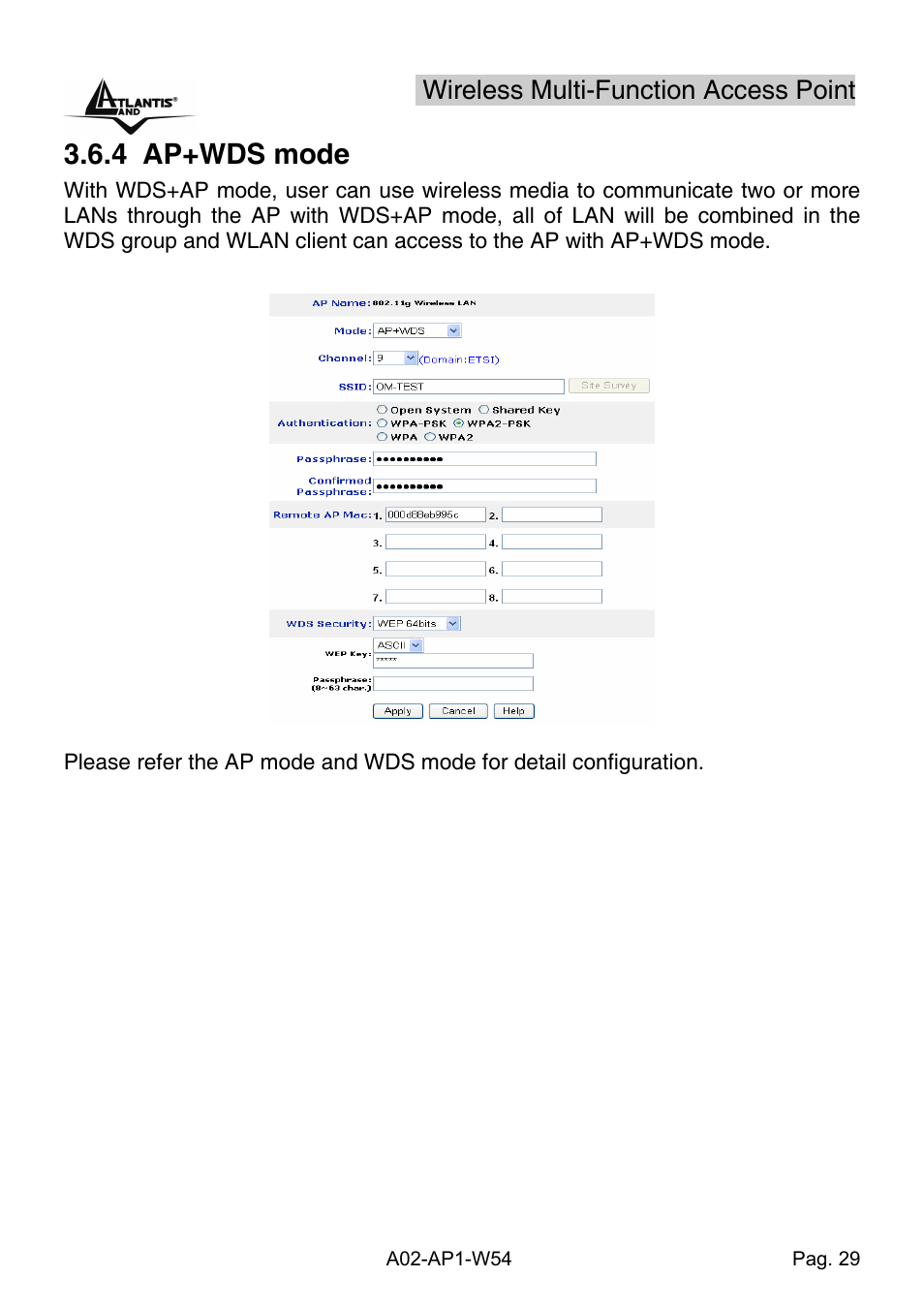 Atlantis Land A02-AP1-W54 User Manual | Page 36 / 53