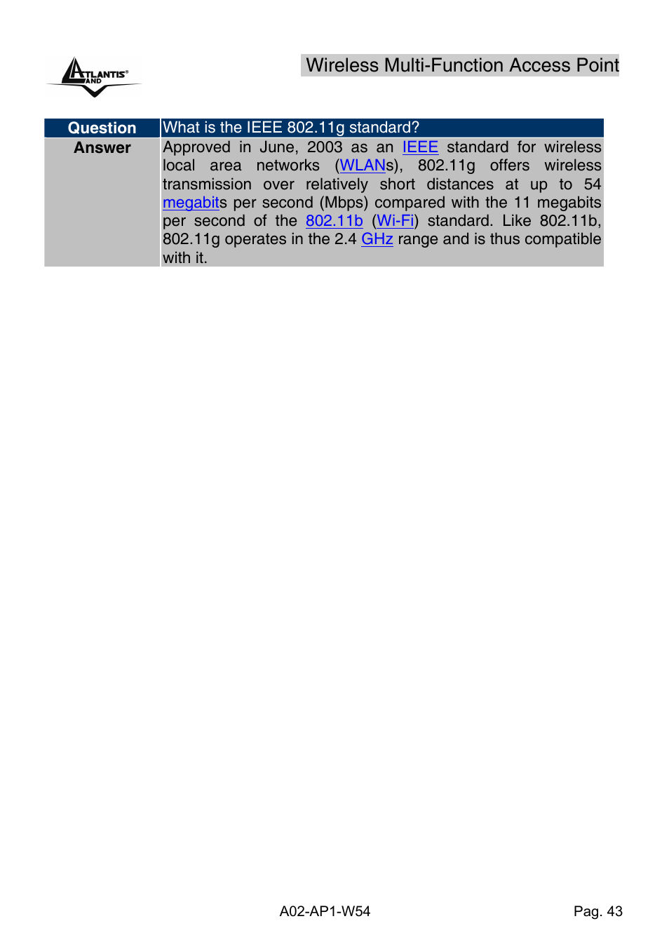 Wireless multi-function access point | Atlantis Land A02-AP1-W54 User Manual | Page 50 / 53