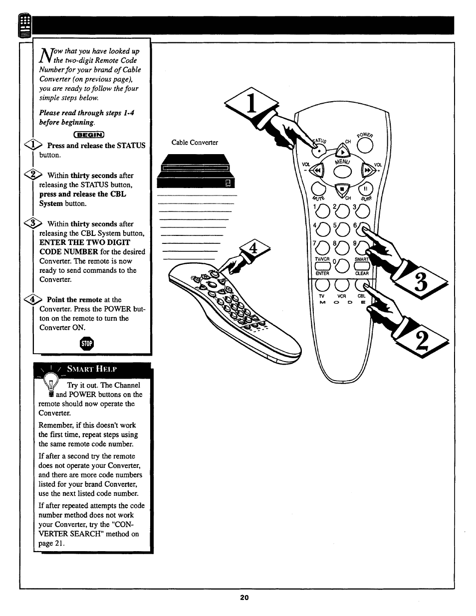 Philips COLOR TV 25 INCH TABLE User Manual | Page 20 / 28