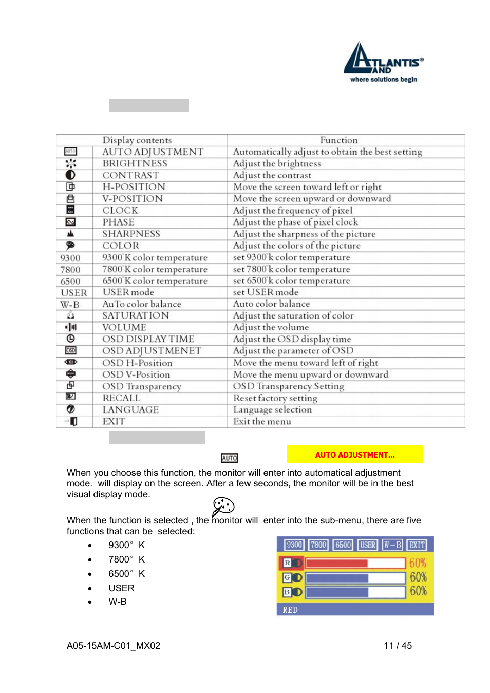 Atlantis Land I-See S 150 User Manual | Page 11 / 45