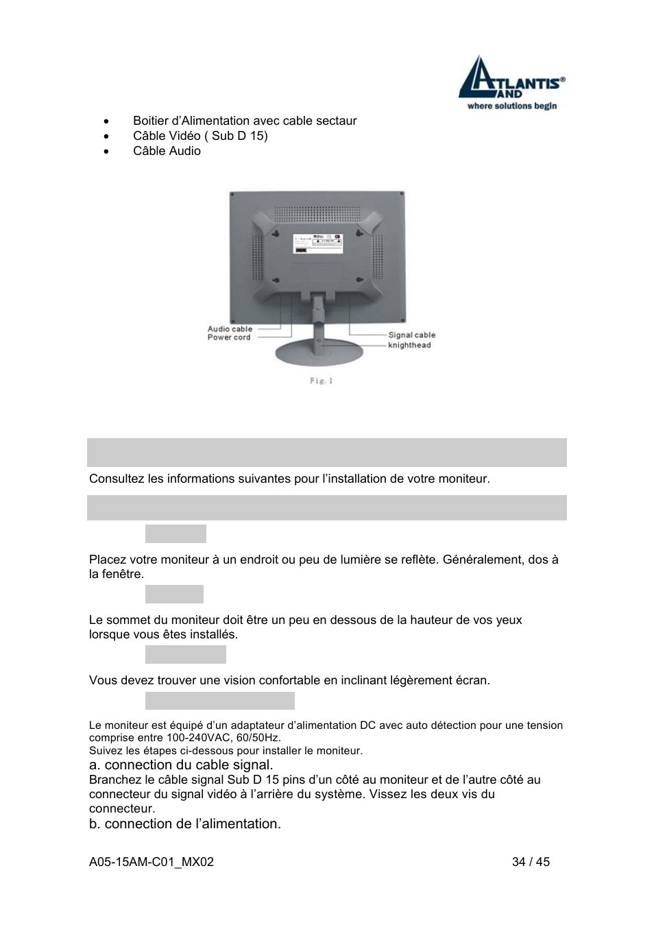 3 installation, 1 introduction | Atlantis Land I-See S 150 User Manual | Page 34 / 45