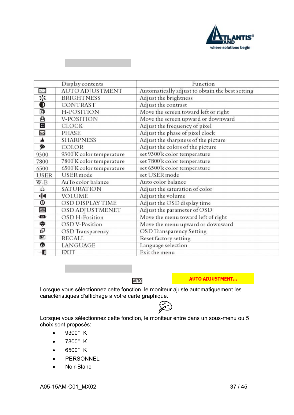 Atlantis Land I-See S 150 User Manual | Page 37 / 45