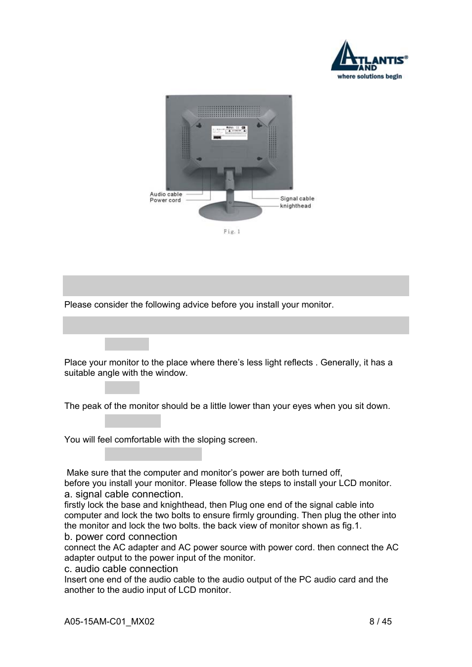 2 installation, 1 introduction | Atlantis Land I-See S 150 User Manual | Page 8 / 45