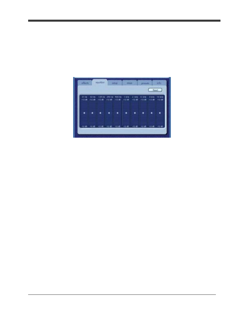 Equalizer tab, Setup tab | Philips PSC60417 User Manual | Page 23 / 39