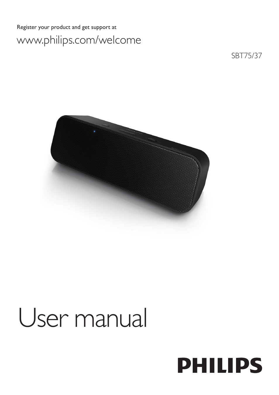 Philips SBT75BLK-37 User Manual | 11 pages